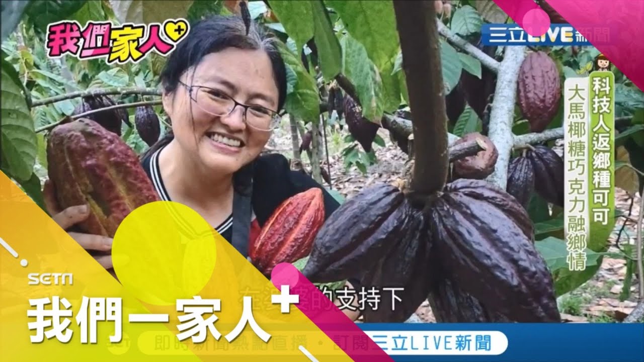科技人返屏東萬巒老家種可可 大馬椰糖巧克力融入鄉情也結合了在地小農的口味創意 ｜ 馬來西亞新住民 劉木蓮 ｜記者 郭玲綪 朱建維｜【我們一家人】20201031｜三立新聞台｜內政部移民署共同製播