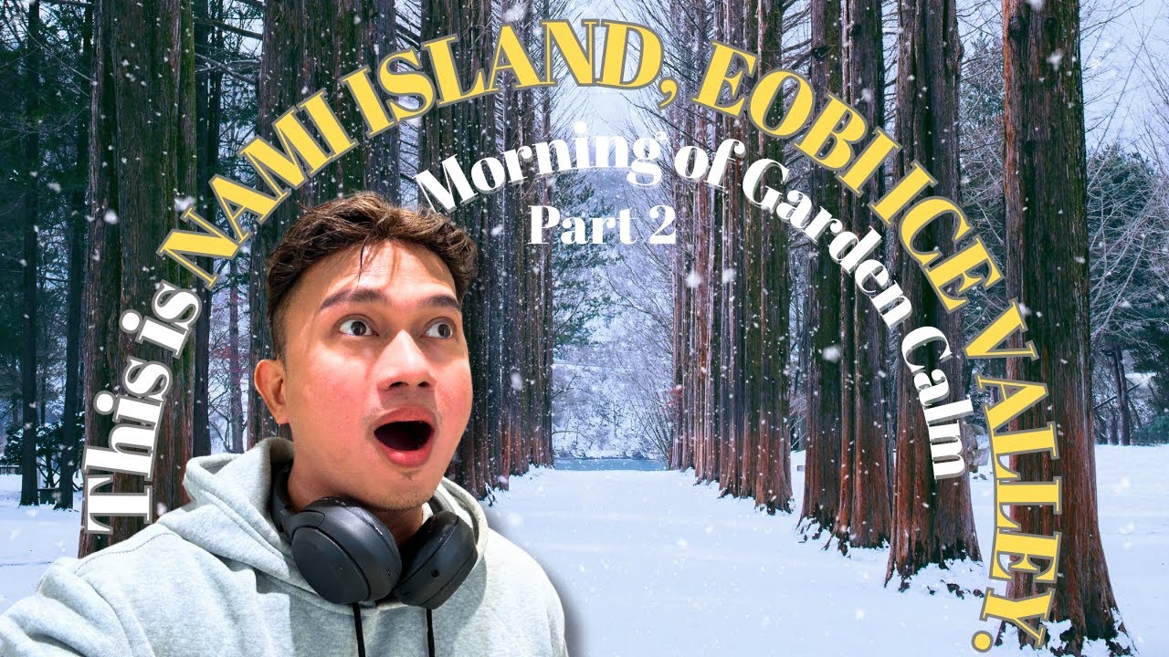KOREA VLOG: Eobi Ice Valley, Nami Island,Italian Village in 🇰🇷📸Garden of Morning Calm | Joel Morados