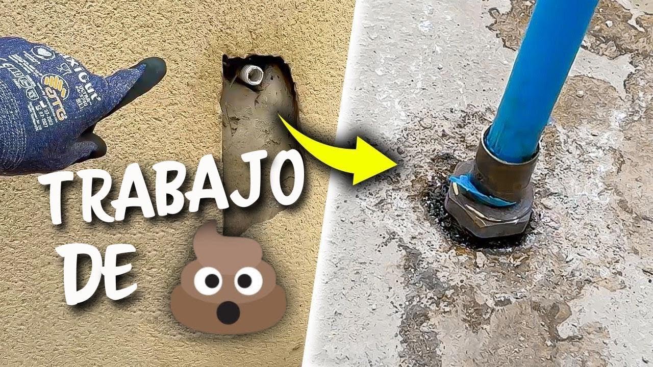 ¿Neta? Así arreglan una fuga de agua