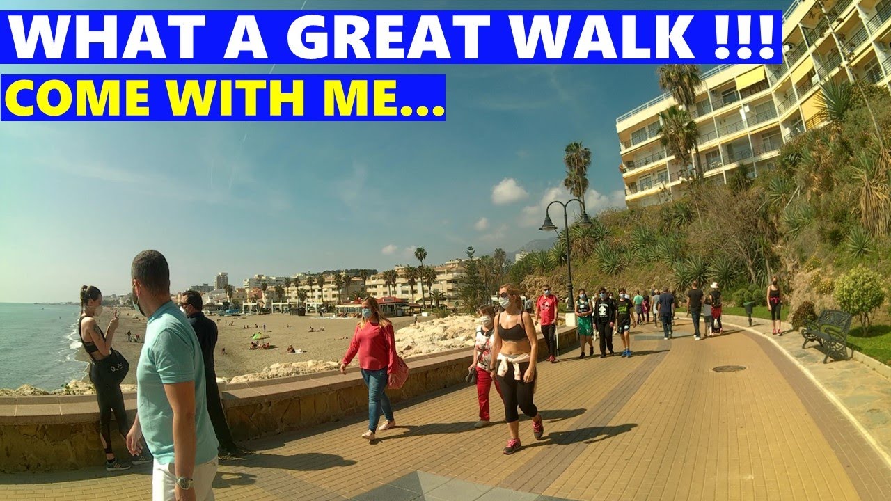 TORREMOLINOS - Promenade Walk - March 2021- Spain - Spanien -Spania - Espagne- スペイン - 스페인 -Carihuela