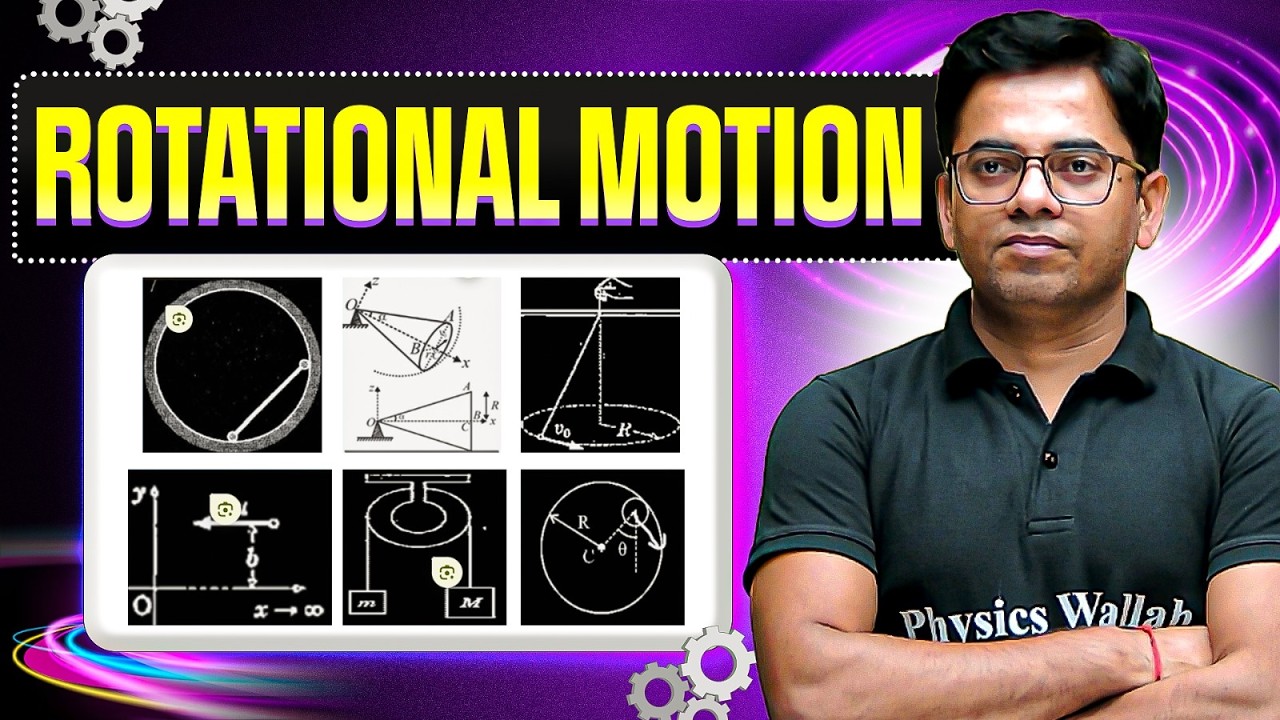 ROTATIONAL MOTION: From Basic to Advanced || JEE Advanced 2026 || PhysicsWallah