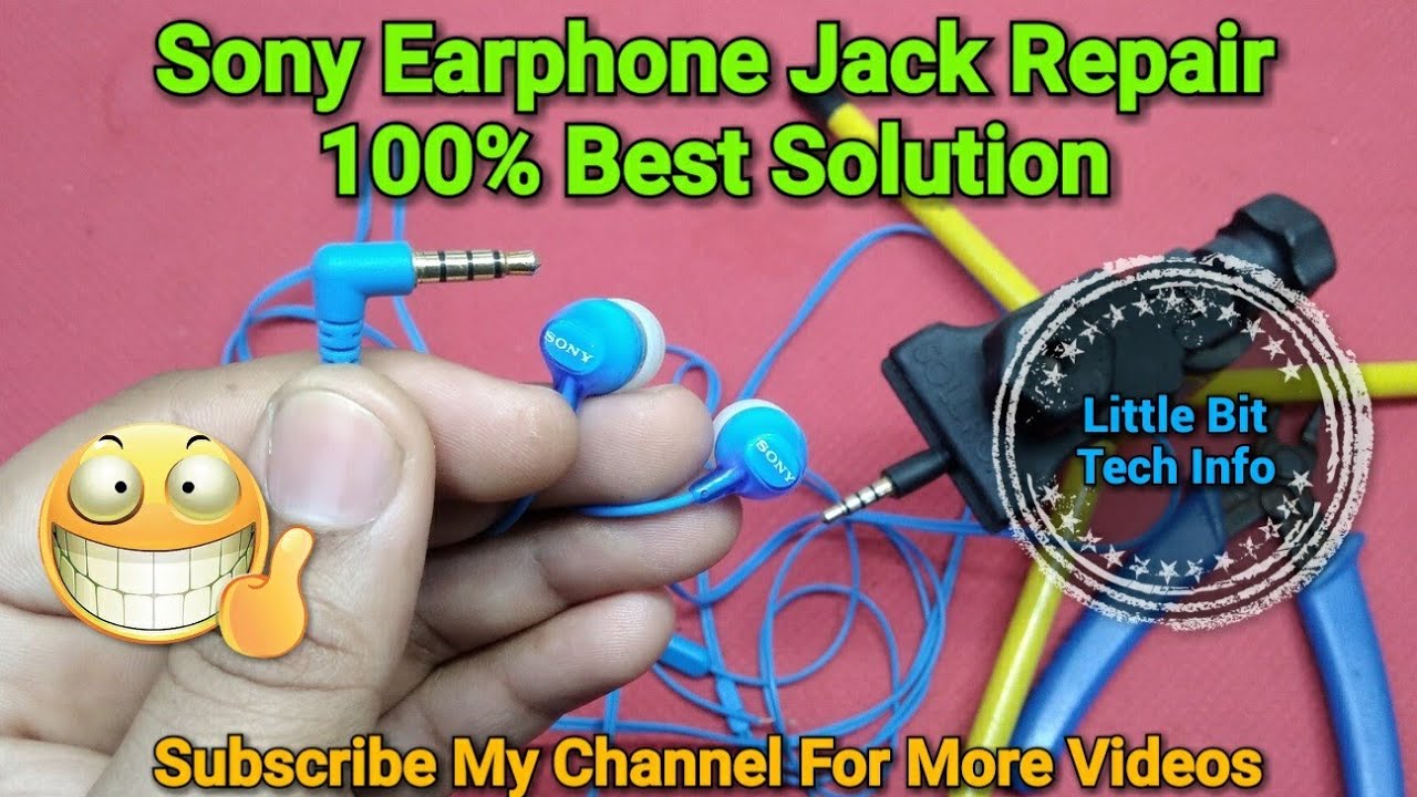 Sony Earphone Jack Repair | One Side Earbud Not Working Solved