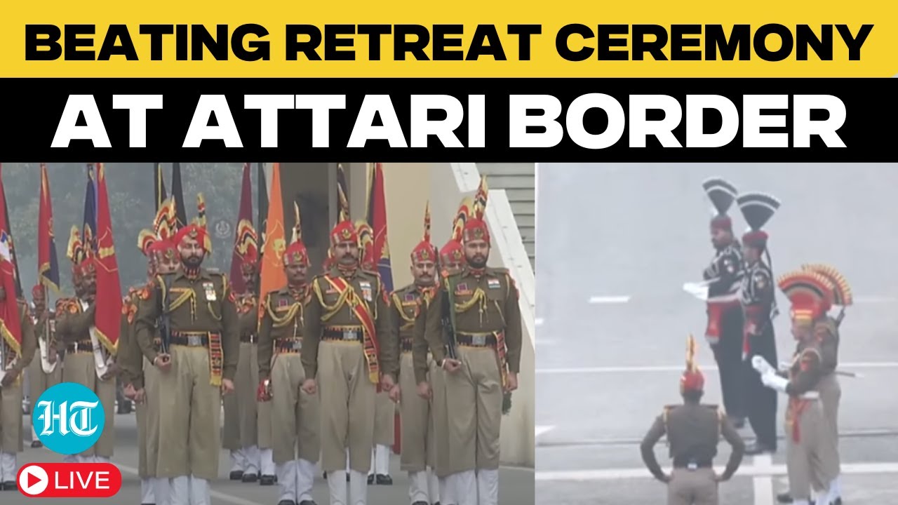 Republic Day Celebration 2025 LIVE: Beating Retreat Ceremony LIVE| Attari-Wagah Border |Indian Army