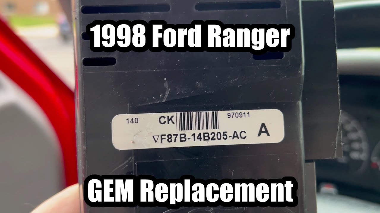 1998 Ford Ranger-GEM replacement-No interior lights