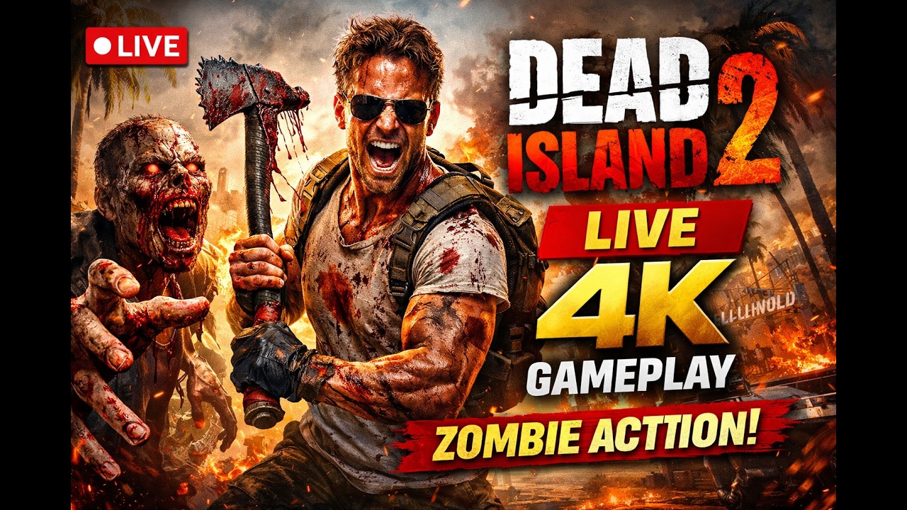 🧟 Dead Island 2 | 4K Ultra HD Gameplay | Live Zombie Slaying! 🔥