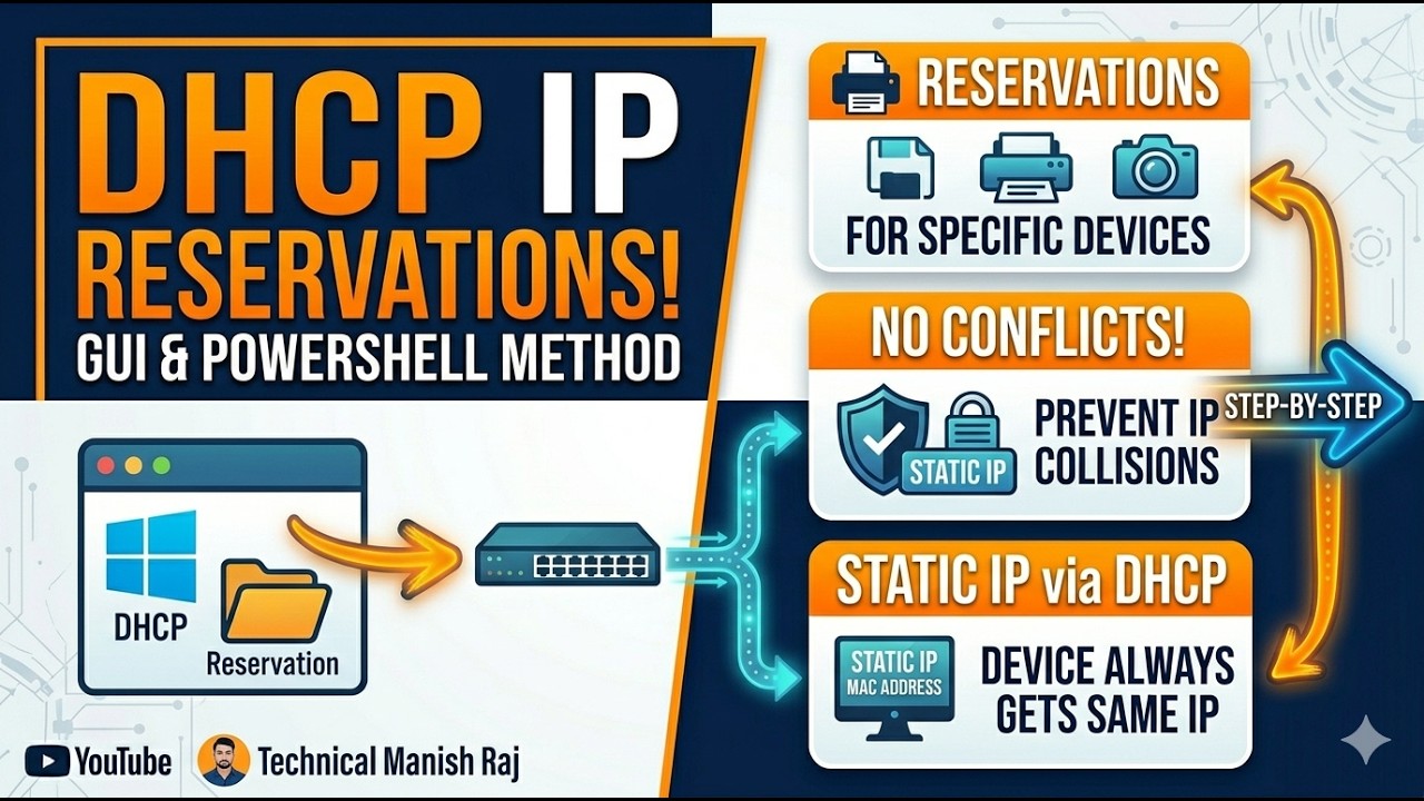 How to do IP reservations in DHCP Server.