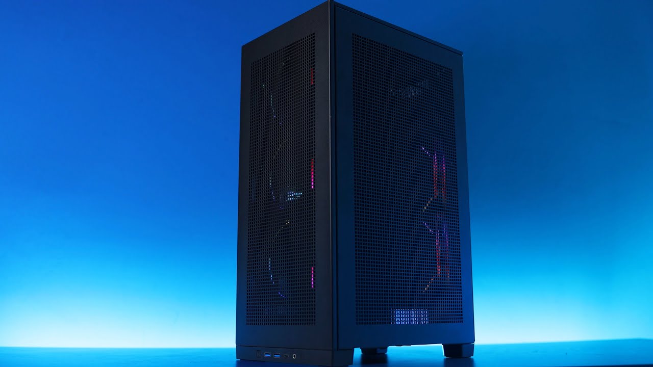 Go Vertical with Sharkoon Rebel C20 ITX RGB - the ITX case that's not SFF but has dual mode