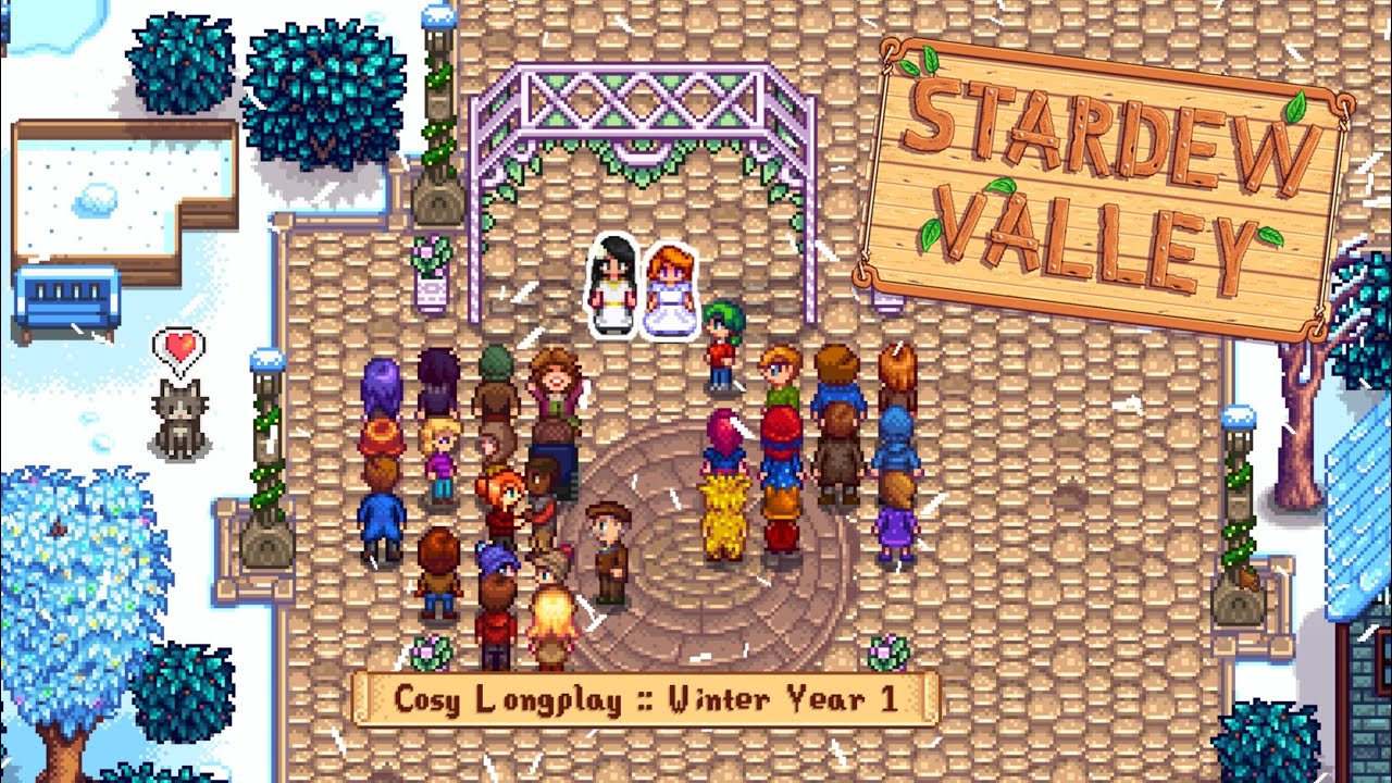 A Winter Wedding ⛄ | Stardew Valley Longplay | Winter Y1 (No Commentary)