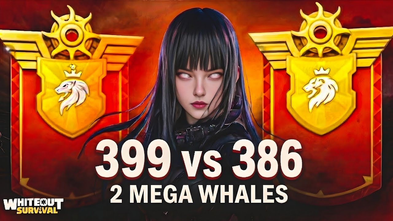 399 vs 386 | We Almost Beat TWO Mega Whales! 😱 | Whiteout Survival