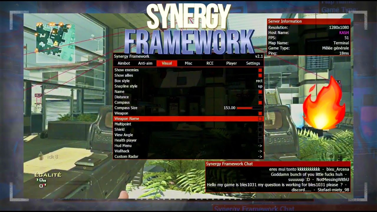 MW3 MENU (CFW/HEN)🌫 Synergy FrameWork 🌫