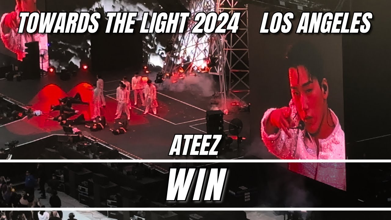 ATEEZ ‘WIN’ Towards The Light Tour 2024 LA Los Angeles #ateez #kpop