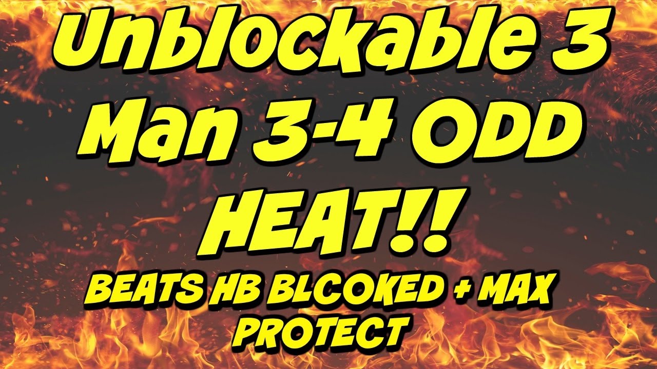 Unblockable 3-4 Odd Nano Blitz! Beats HB Blocked/Max Protect! | 3 Man Madden 17 Nano Blitz @Jmellflo
