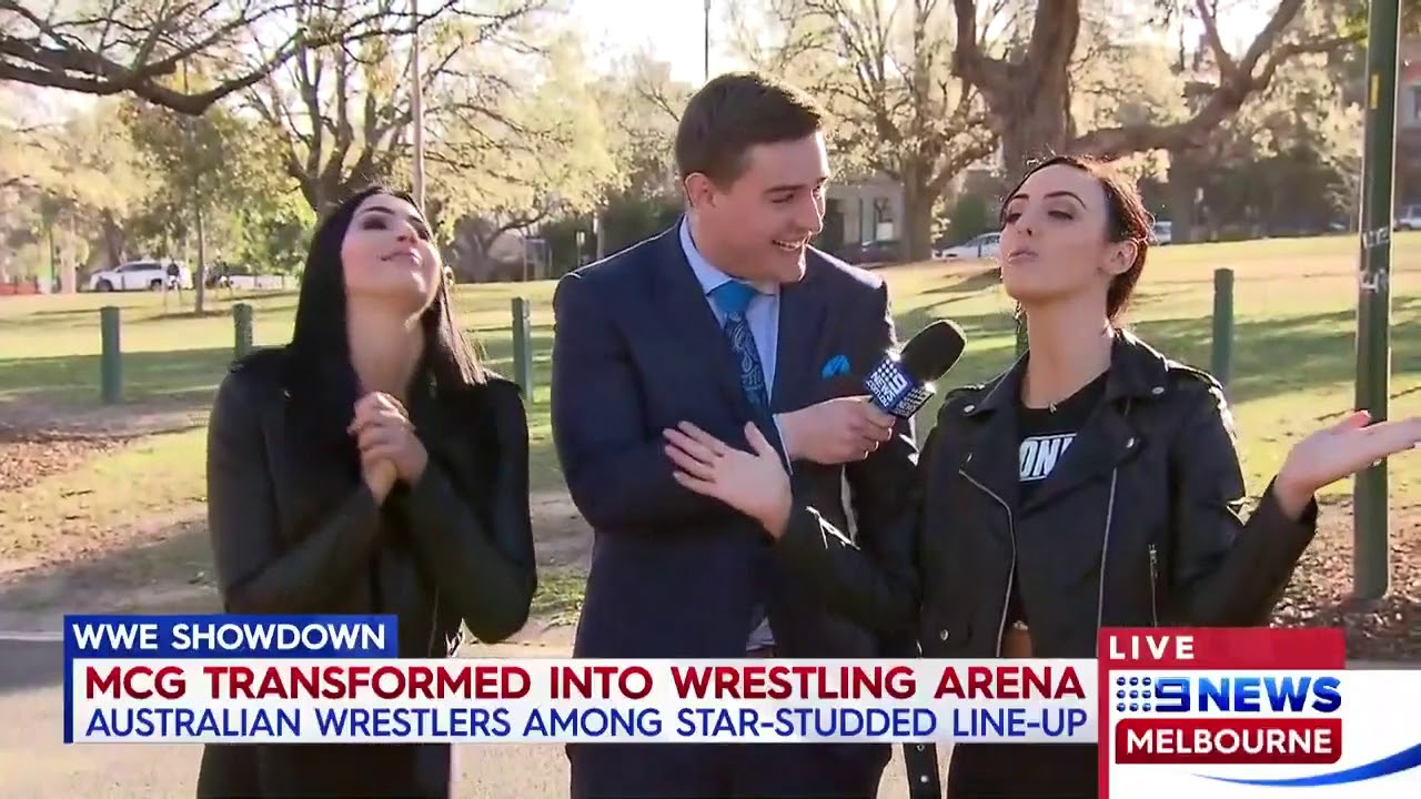 IIconics (Billie Kay and Peyton Royce) - 9News Interview