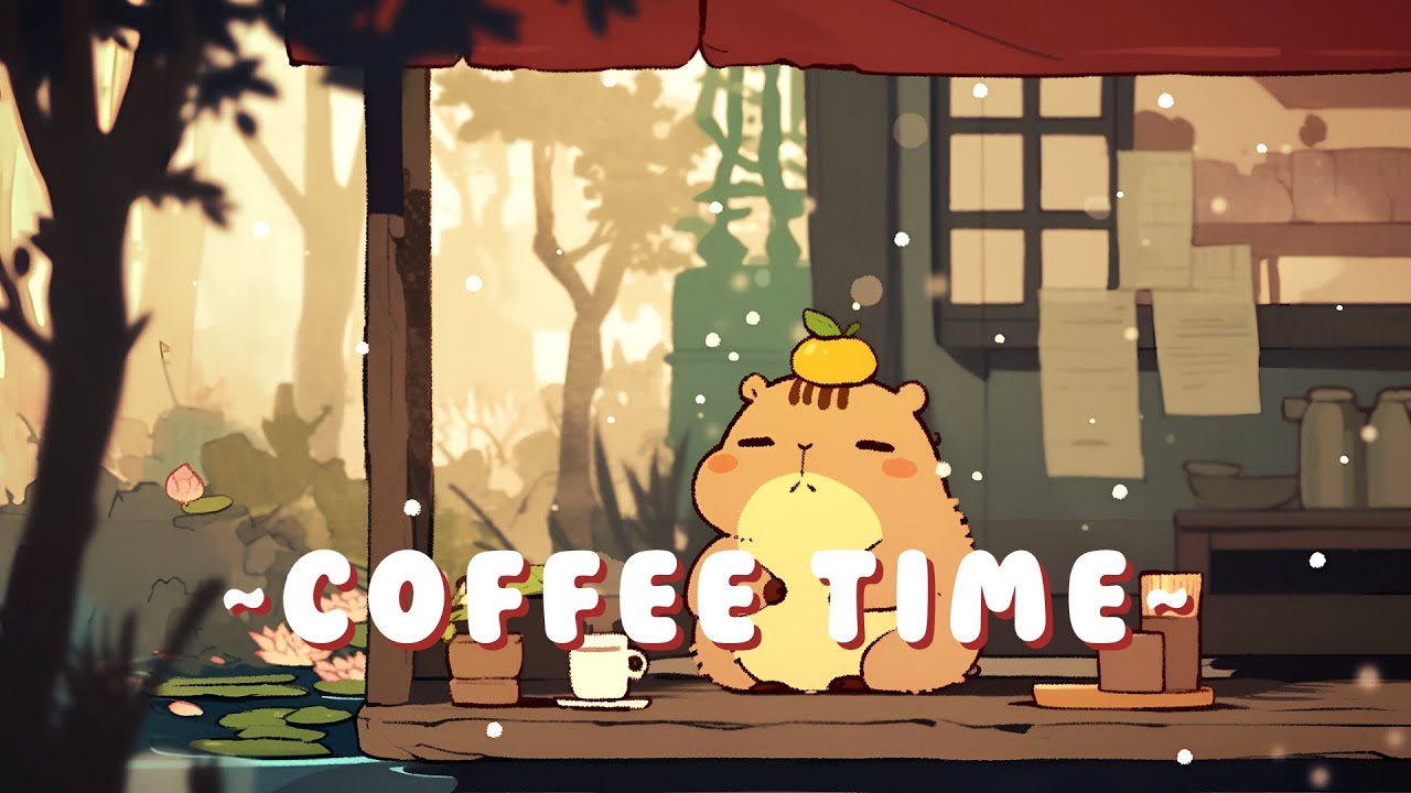 Capybara Study Beats - Calm Music for Focus & Study ~ Warm Feelings ~ 🎵 💫