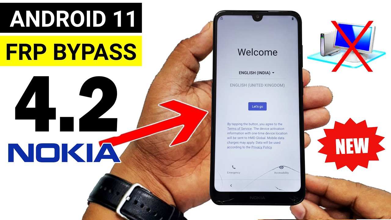 Nokia 4.2 ANDROID 11 GOOGLE ACCOUNT BYPASS (Without PC) 🔥🔥🔥
