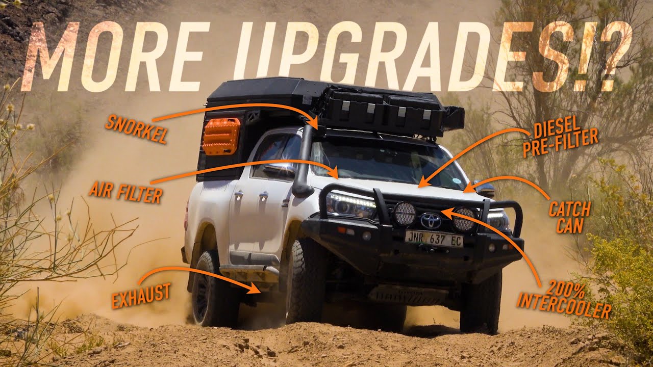 Making a GREAT HIlux Even BETTER: Intercooler, Exhaust, Snorkel, Catch Can, Fuel Filter and More!