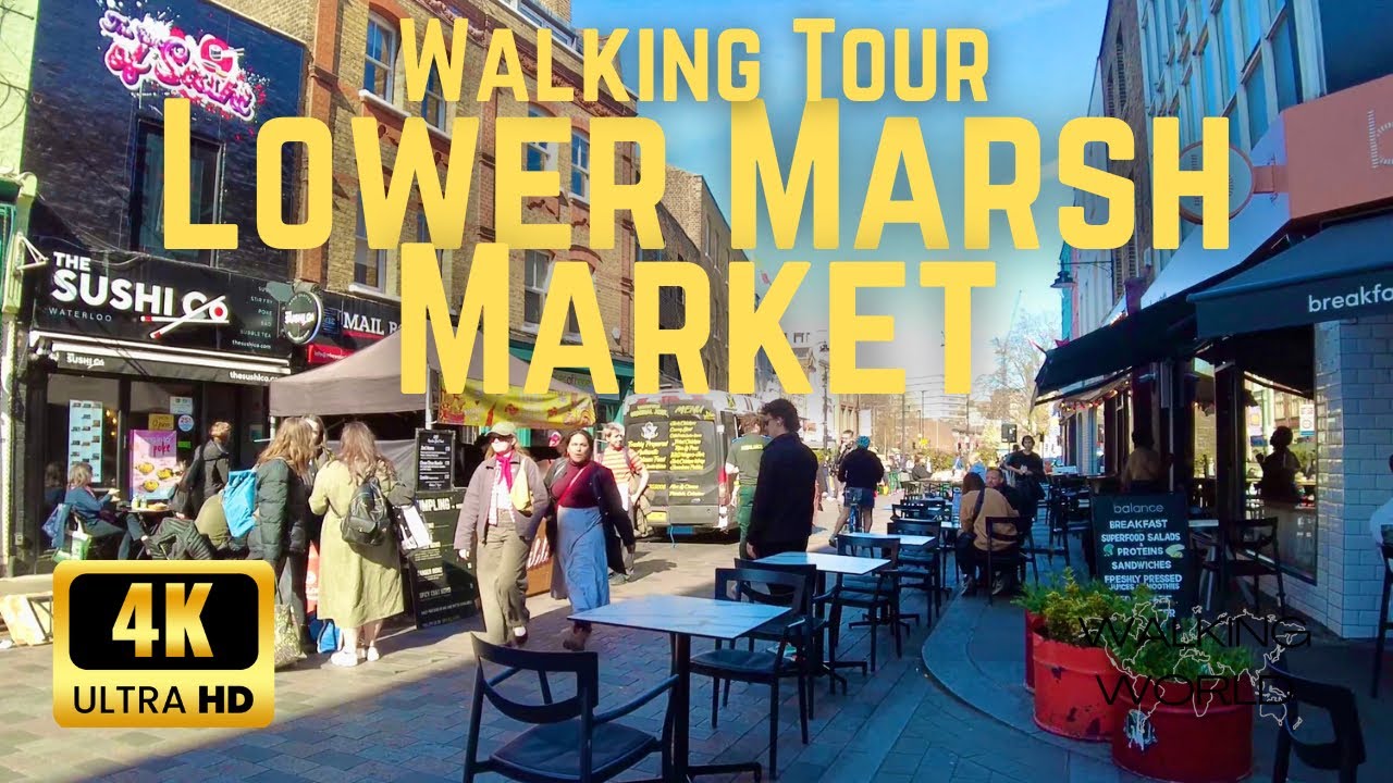 You’ve Never Seen This London Market! | Lower Marsh Market | Gem Near Waterloo Station [4K] | Apr 25