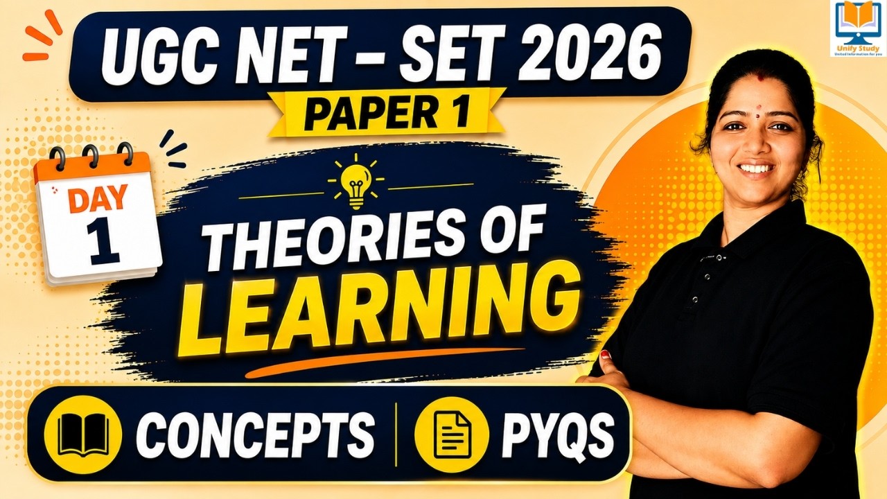 🚀 FREE SET Paper 1 LIVE |Concept + PYQs|Theories of Learning |TG SET|KSET|MH SET|CG SET & More