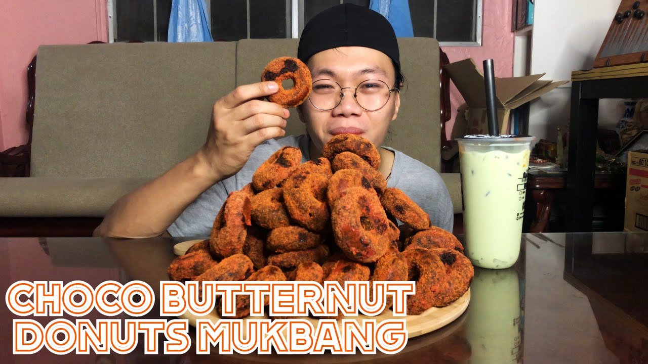 CHOCO BUTTERNUT DONUTS MUKBANG