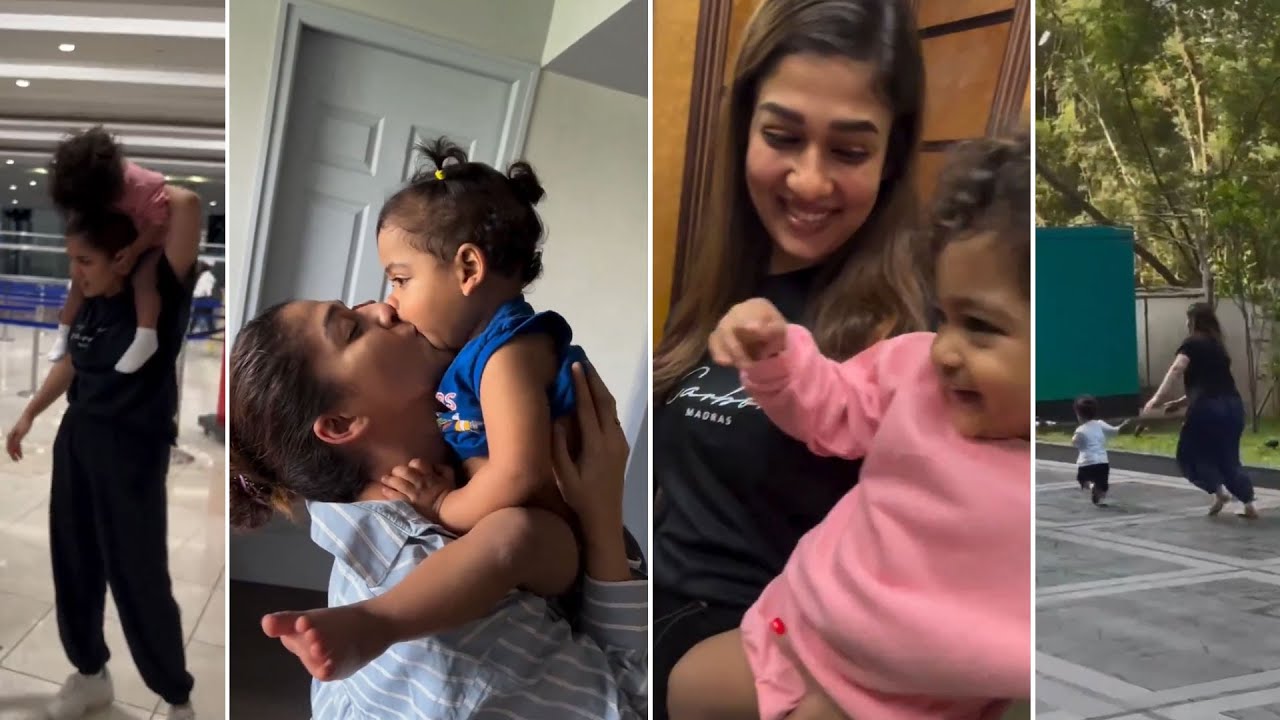 Nayanthara Fun Moments With Her Kids | Nayanthara Cutest Video With Her Kids | Happy Mother's Day