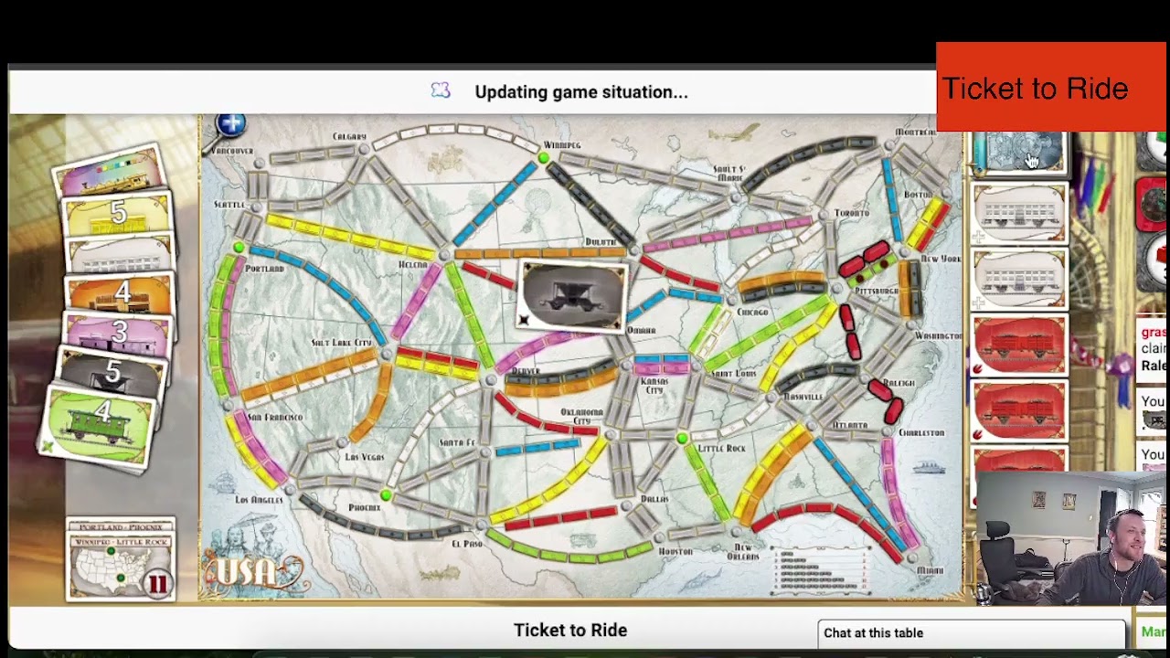 Ticket to Ride - Ep. 9 - USA - Board Games Ep. 2359