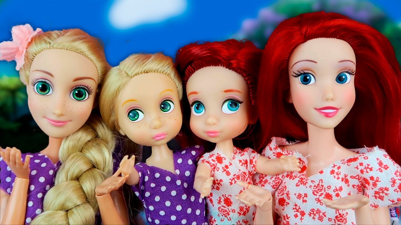 Un Día con La Sirenita y Rapunzel en la caravana de Barbie - Princesas de Disney