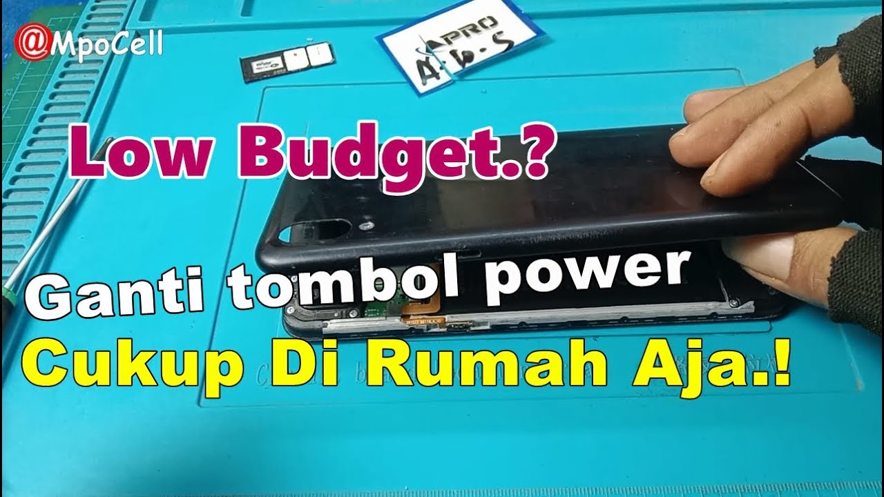 Cara mengganti tombol power hp samsung
