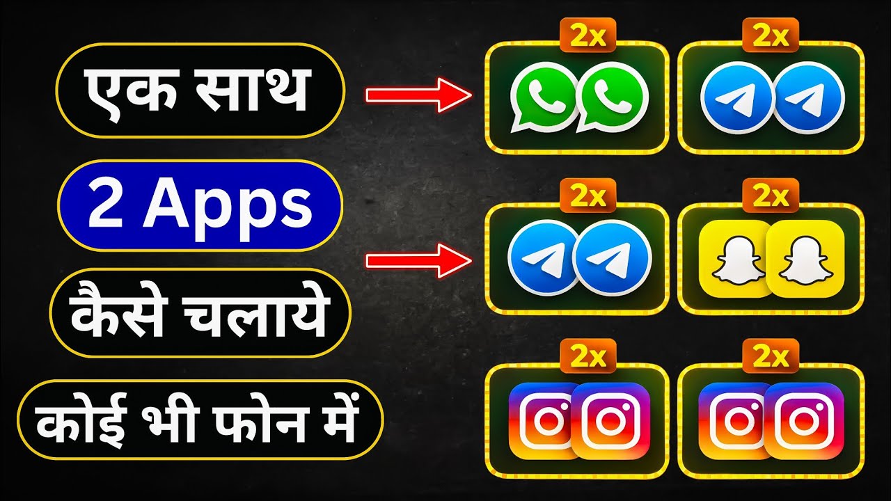 ​Bina koi App download kiye Dual Apps chalaye! 🔥 Dual App kaise use kare ?