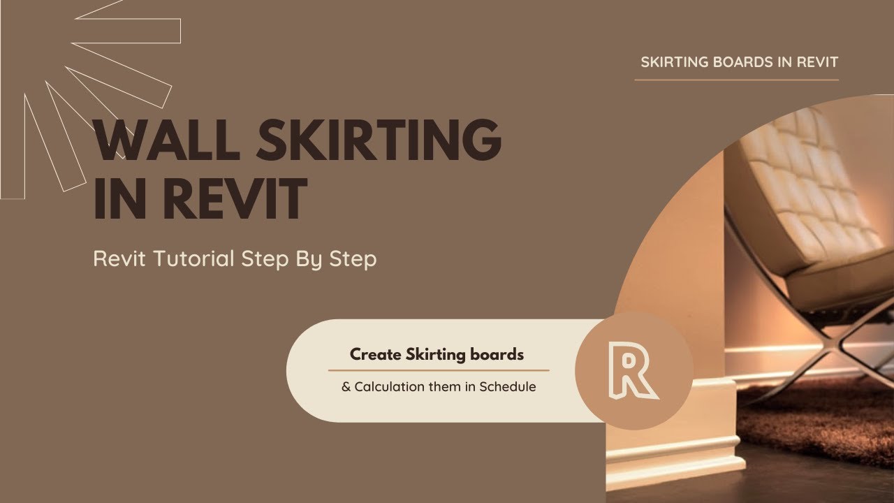 Wall Skirting In Revit |  رسم وزارات الجدران وحسابها أطوالها في جدول الكميات في الريفيت #Revit