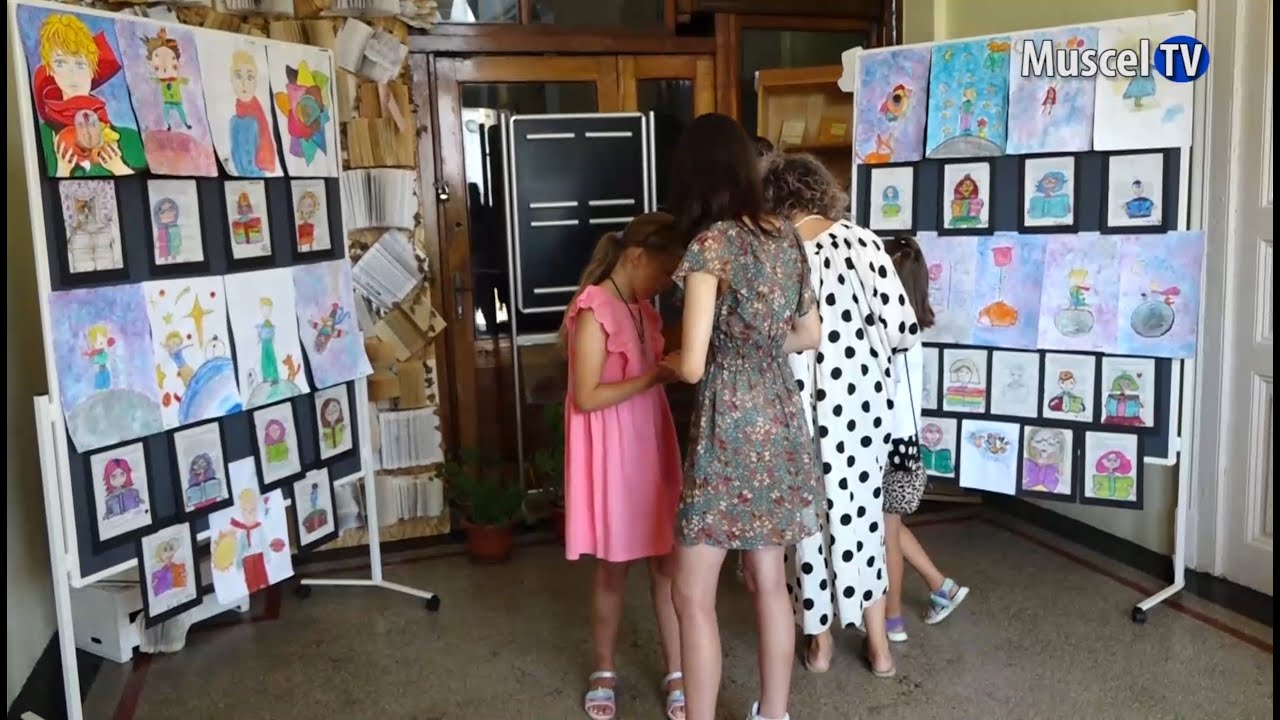 Jurnal MUSCEL TV 15.07.2024 Picturi ale copiilor, expuse la bibliotecă de Zilele Câmpulungului