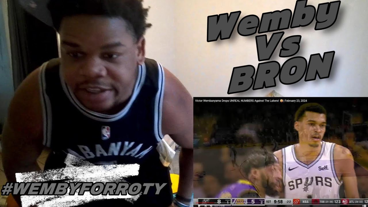 VIctor Wembanyama Battles Lebron And The Lakers! Wemby drops A Crazy 27pt 10reb 8Ast 5blk Reaction