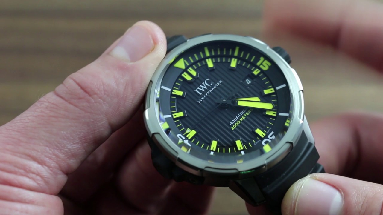 IWC Aquatimer Automatic 2000 IW3580-01 Functions & Care Guide