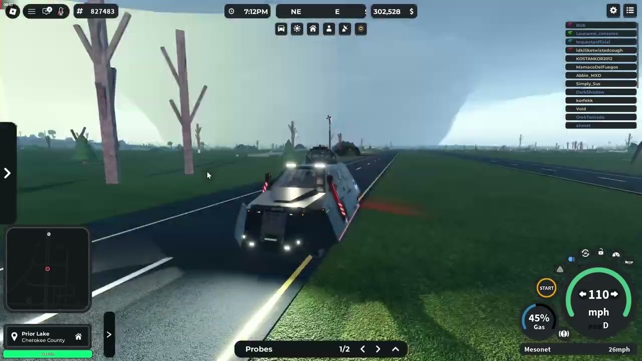 Tornado Interception 277 MPH Prior Lake Slab (Twisted 1.21.2 patch 2)