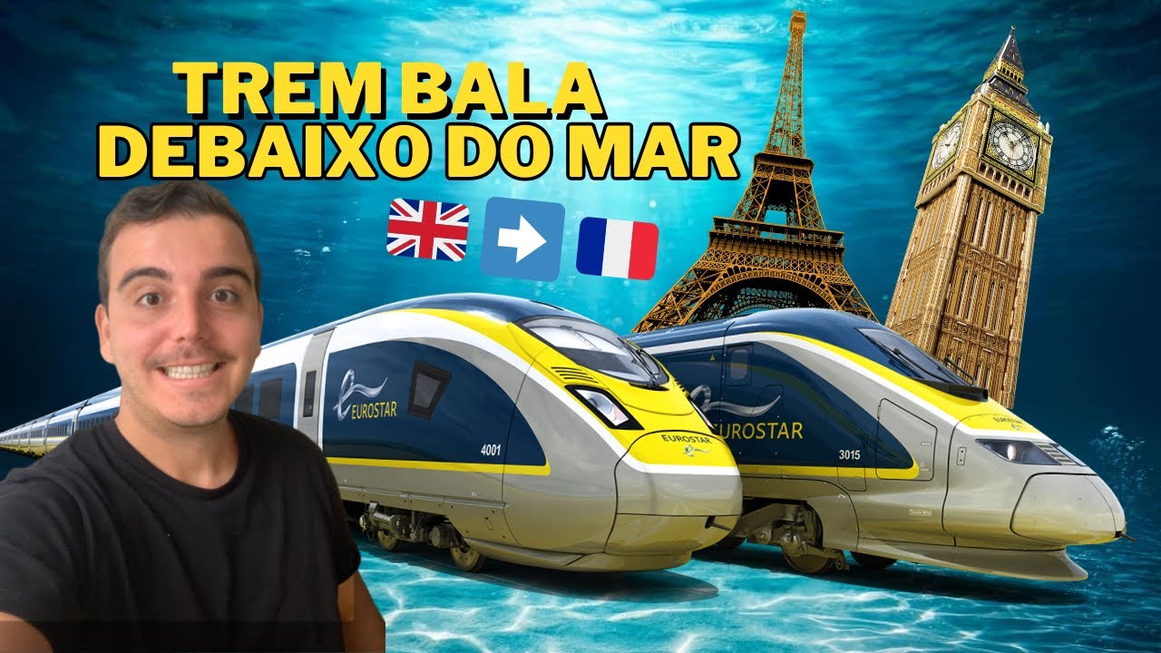 Como é viajar de EUROSTAR | Trem bala entre LONDRES e PARIS