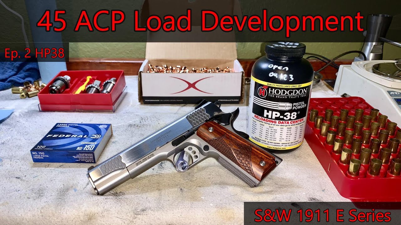 45 ACP Load Development Ep. 3: 200gr RN and HP38