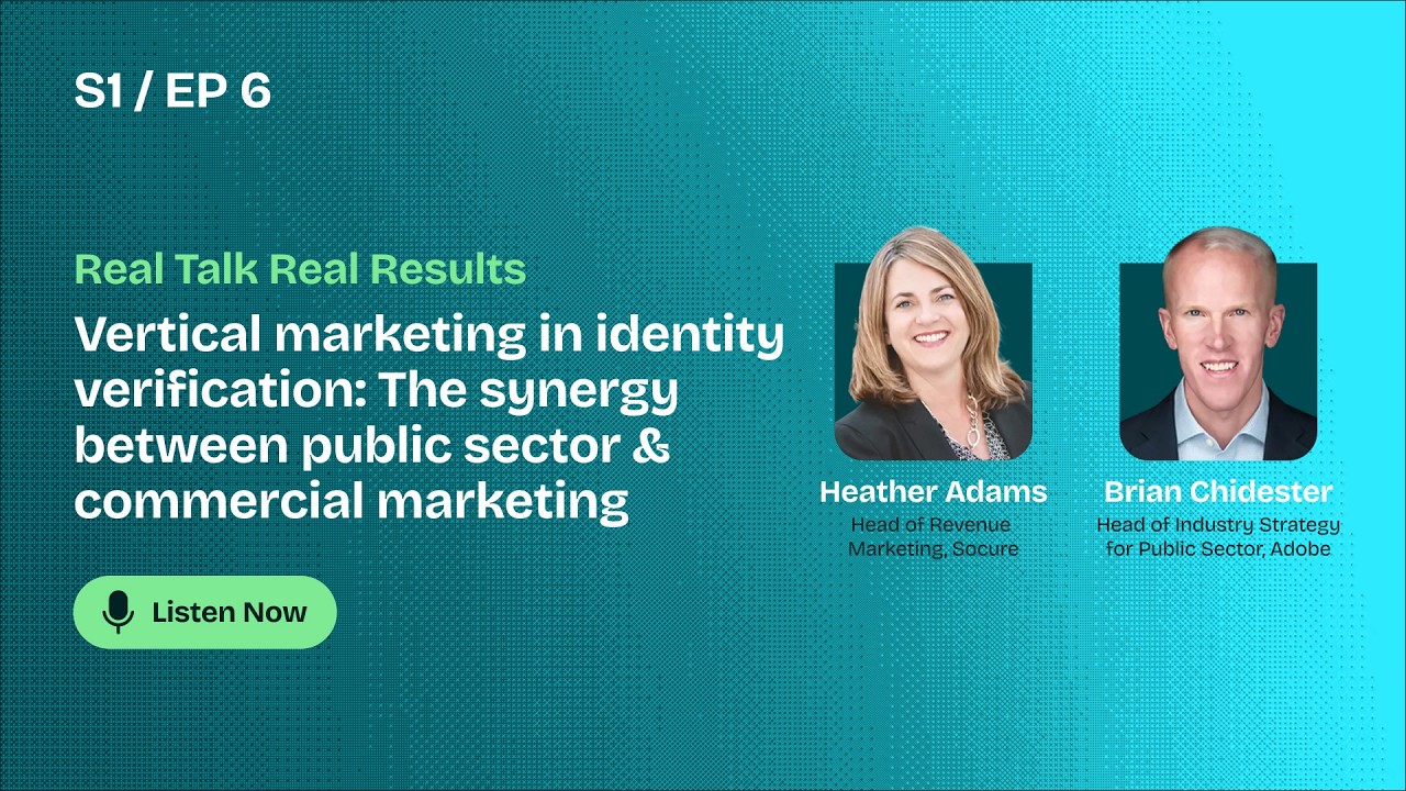 Vertical Marketing in Identity Verification: Synergy between Public Sector & Commercial Marketing