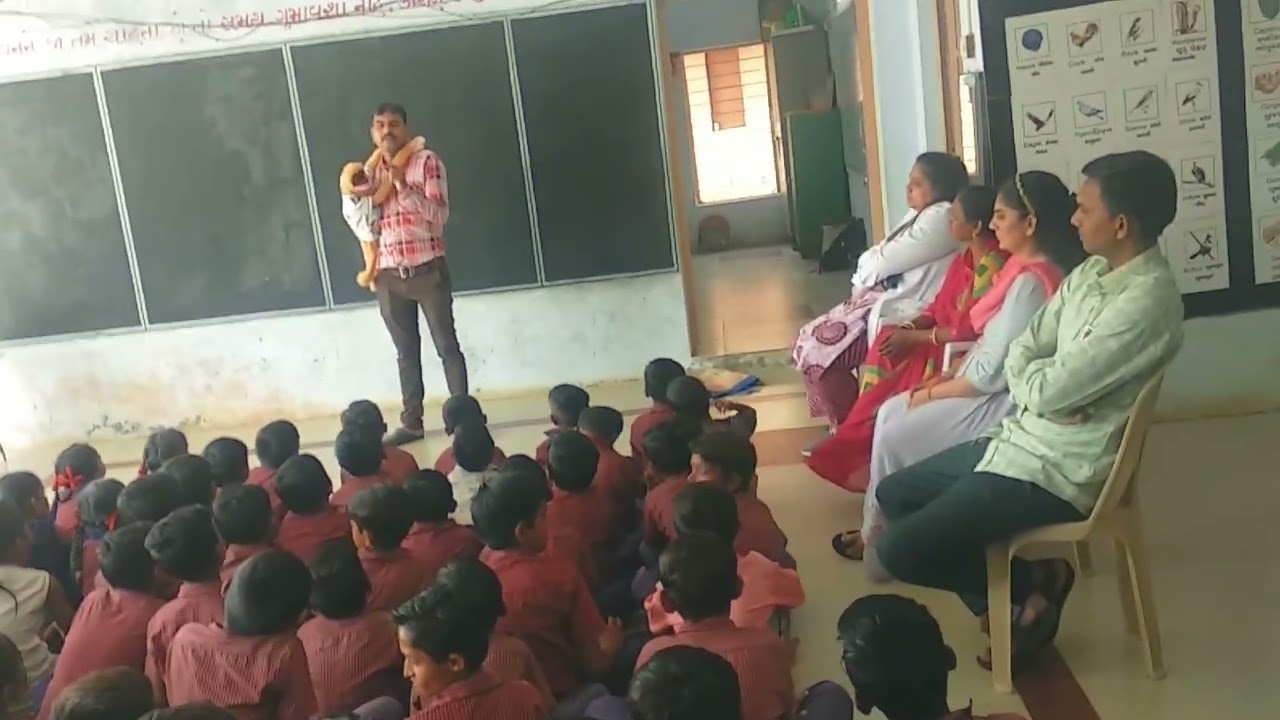 | vintroloquist jaggu in Kutch school 🎒🏫#vintro#Joshisir