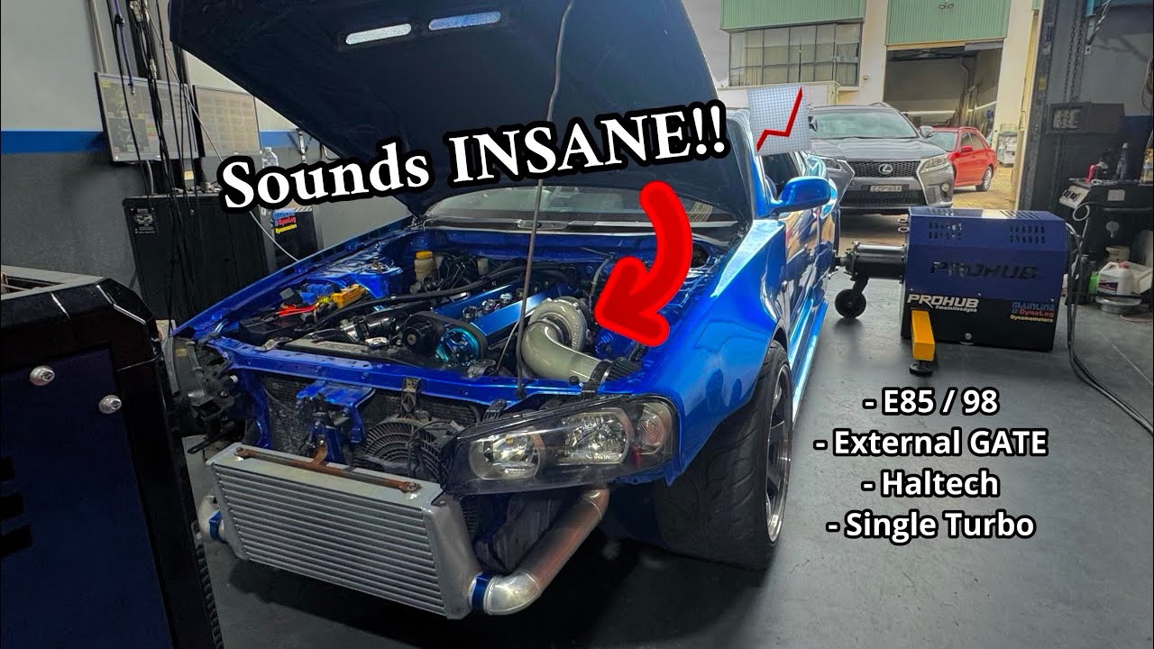 *XXXHP?* R34 DYNO!! Day🔥|| RB25 r34 GTT