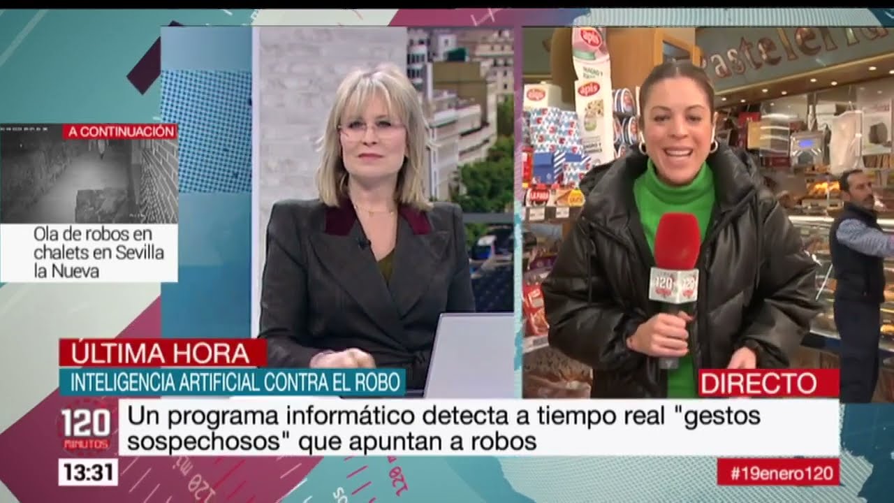 VEESION Serviastel en Telemadrid. IA para frenar hurtos  🚀. www.serviastel.es