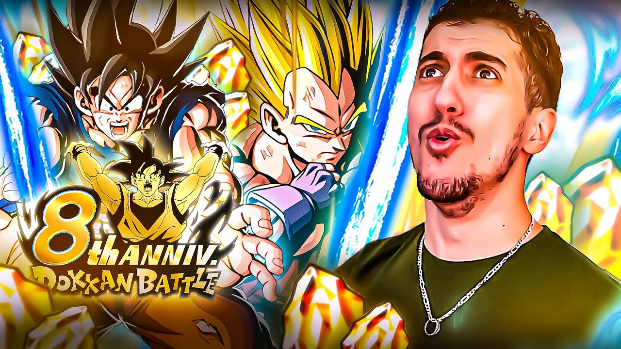 INCROYABLE INVOCATION ANNIVERSAIRE 8 ANS ! LA SOIREE DE FOU ! DBZ DOKKAN BATTLE