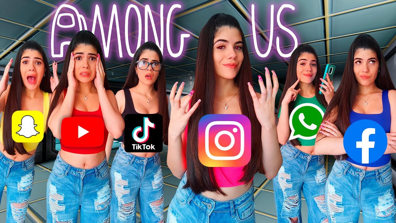 AMONG US versión REDES SOCIALES 🤩🔥 (Hide and Seek) | Ani Cat😻