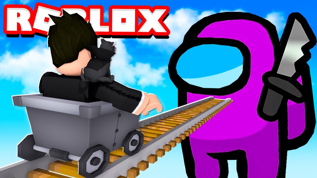 TRENZINHO DO AMONG US | Roblox - Cart Ride into Among Us