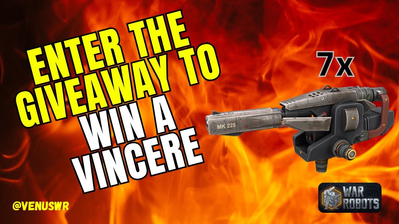 War Robots : Vincere Weapons Giveaway #WRWinVincere
