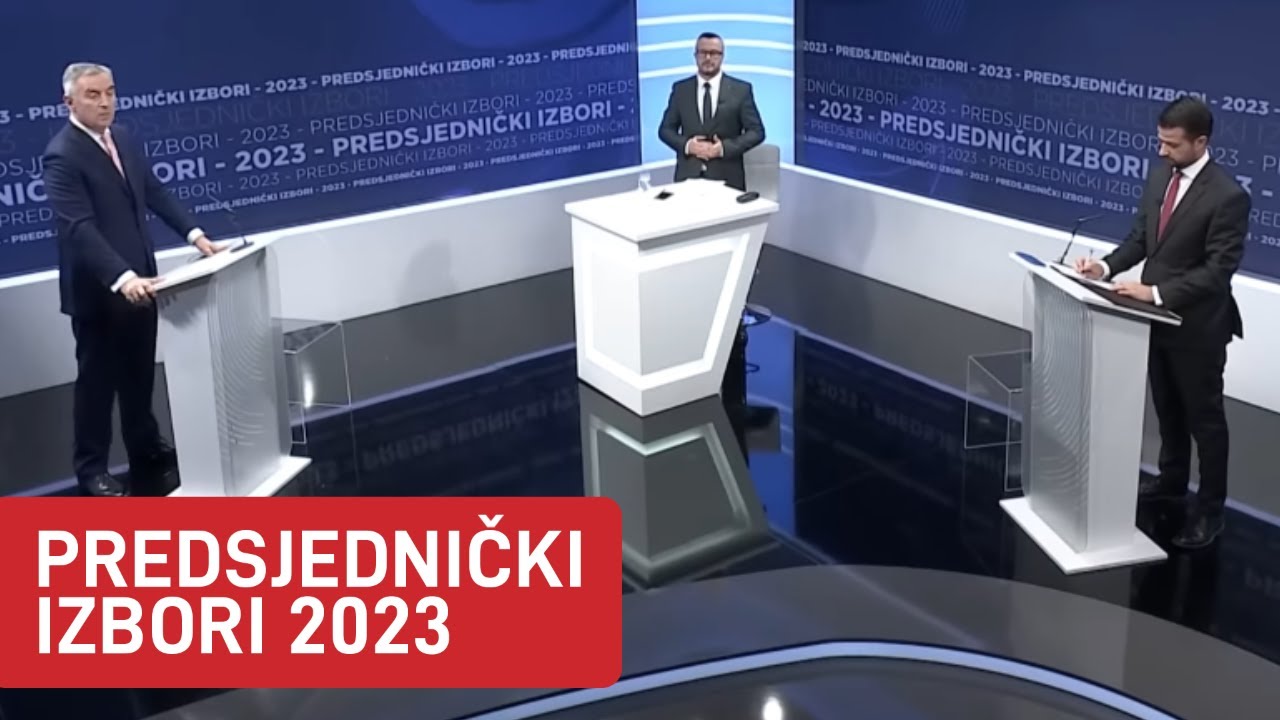 PREDSJEDNIČKA DEBATA - Milo Đukanović i Jakov Milatović