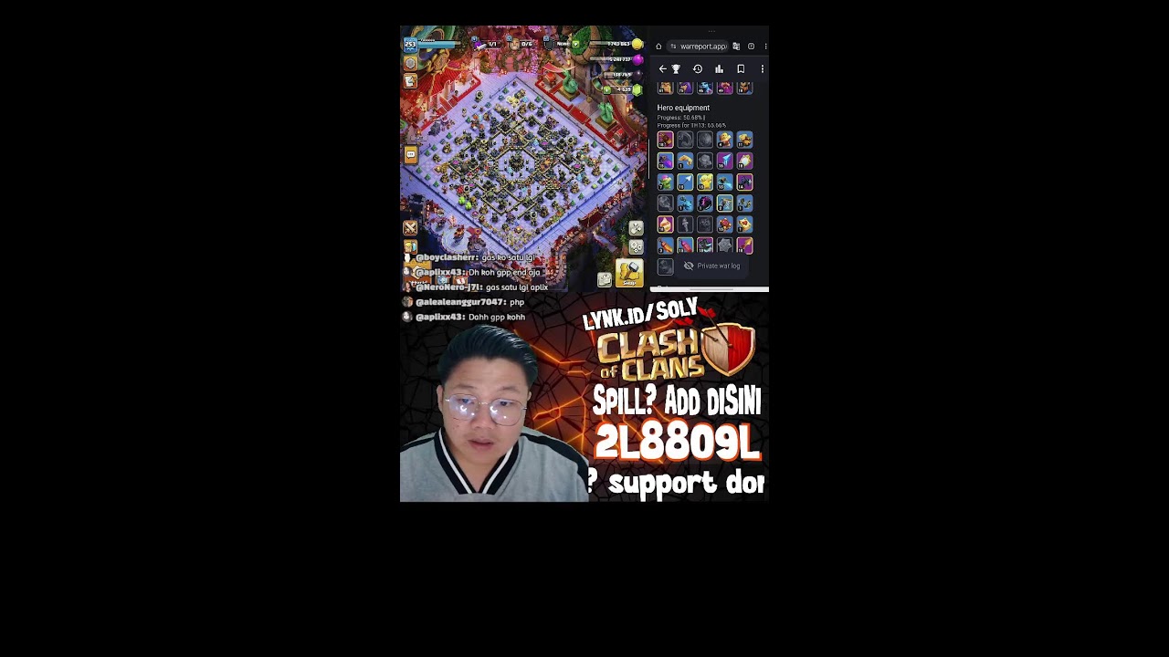 Cari COC Indonesia? Join @solyclasher live coc indonesia 