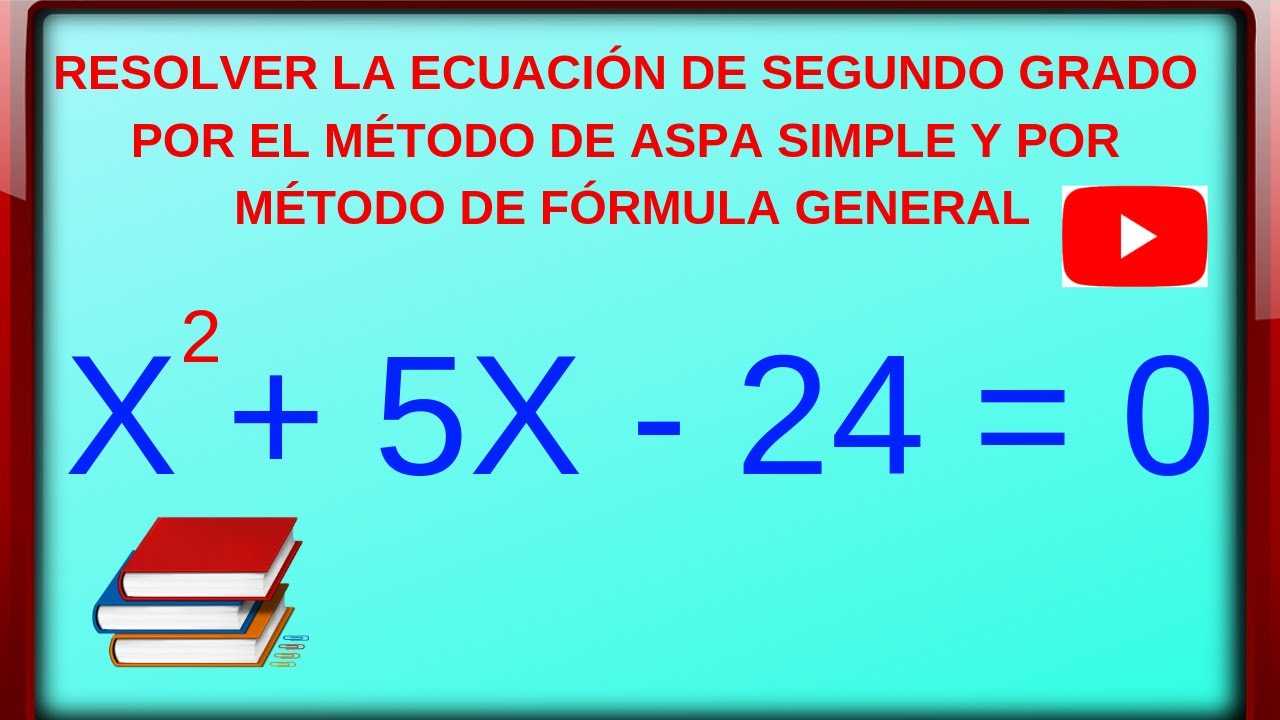 ✅✅Cómo Resolver ECUACIONES DE SEGUNDO GRADO 2020-ECUACIONES CUADRÁTICAS