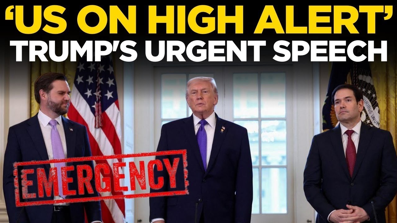 BREAKING NEWS LIVE: Trump Issues Urgent Warning, Nation on Edge | Trump's Emergency Announcement