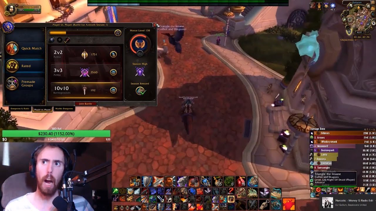 Asmongold VS Mcconnell RAGE (Daily WOW #66)