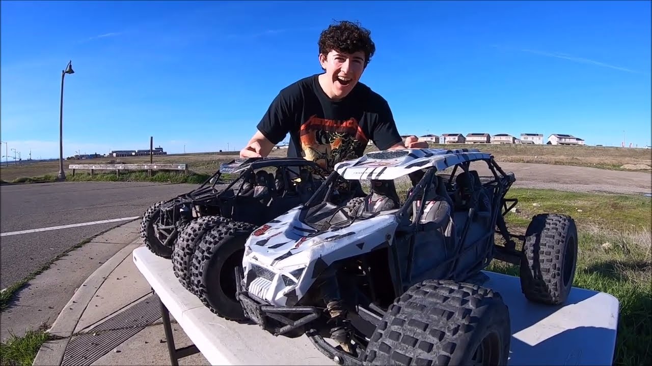 AWESOME!!! ARRMA Fireteam 6s Stock vs Modified Family Rip