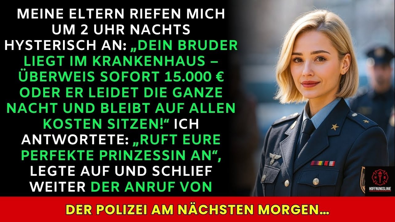 Meine Eltern forderten um 2 Uhr nachts 15.000 € – der Polizeianruf enthüllte die Wahrheit…